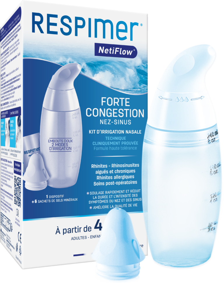 RESPIMER® NetiFlow® Kit d’irrigation nasale